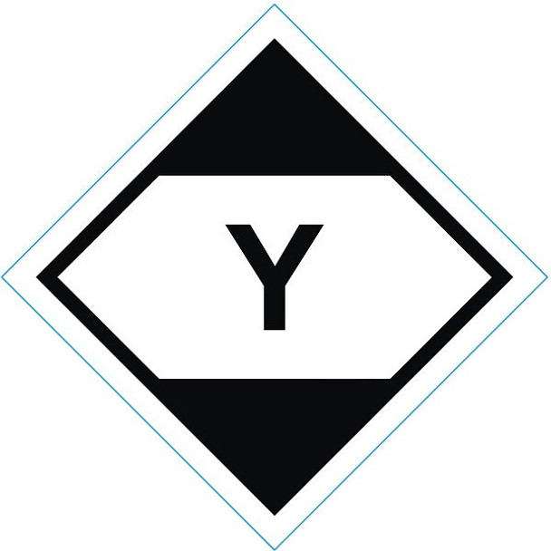 Stranco Label,Limited Quantities,500 Labels, PK500 HMSL-250Y-P500