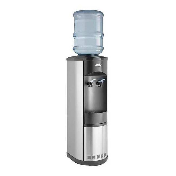 Oasis Cold, Room Temperature Bottled Water Dispenser - Silver BTSA1SK