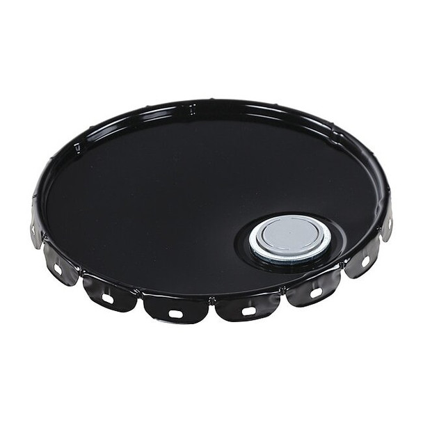 Manufacturer Varies Steel Pail Lid,Black,For Use With 1TMH6 LID-STL-S