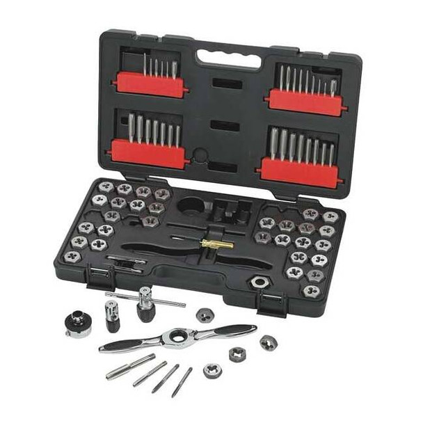 Gearwrench 77 Piece SAE/Metric Ratcheting Tap and Die Set 3887
