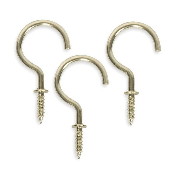 Manufacturer Varies Cup,Type Hook,Length 1 1/2 In,PK20 1WBK3