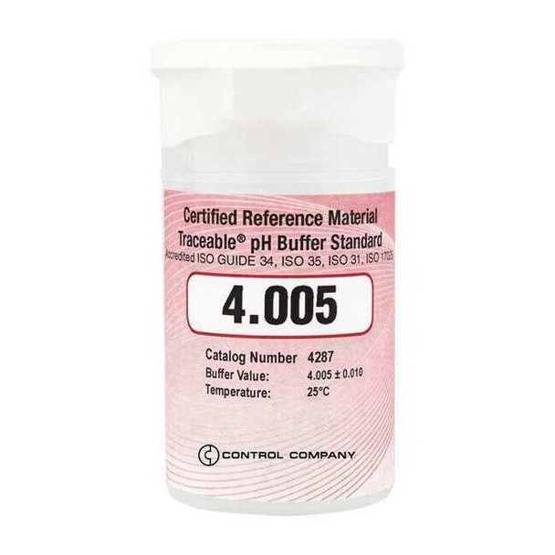 Traceable pH Standard,Cert. Ref Material,PK6 4287