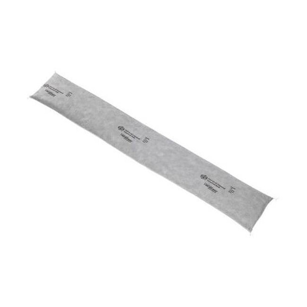 Pig Sorbent Sock, 12 gal, 6 in x 48 in, Universal, Gray, 6 PK PIG100