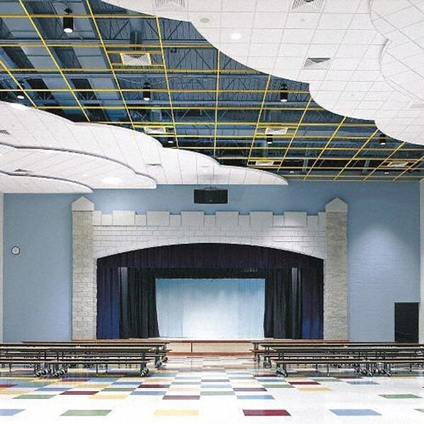 Armstrong Ceiling Tile,24 in L,24 in W,PK16 1732AD