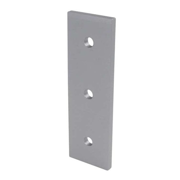 80/20 StraightFlatPlate,Alum,Silver,90mm,27mm 30-4306