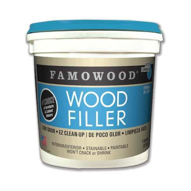 Famowood Wood Filler, 1 gal, Pail, Fir-Maple 40002118