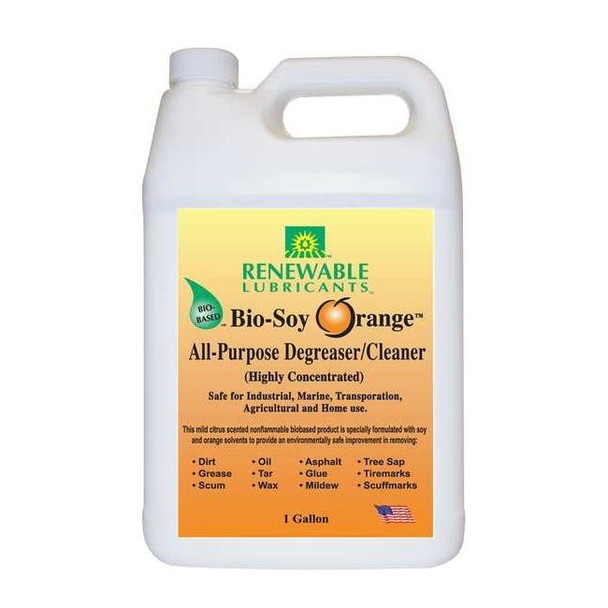Renewable Lubricants Cleaner/Degreaser, 1 Gal Jug, Liquid 86643