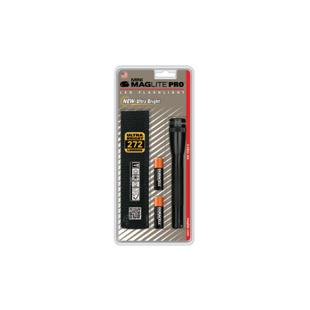 Mini MAG-Lite® Pro Flashlight, 2 AA, 272 Lumens, Black