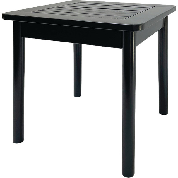 Jack Post Windsor 18 In. Black Hardwood End Table JPC-914B