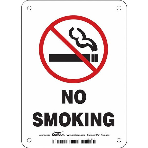 Condor Safety Sign,7 in x 5 in,Aluminum 474C97 Condor Safety Sign,7 in x 5 in,Aluminum 474C97