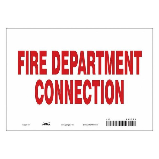 Condor Safety Sign,10" W,7" H,0.004" Thickness 469T66