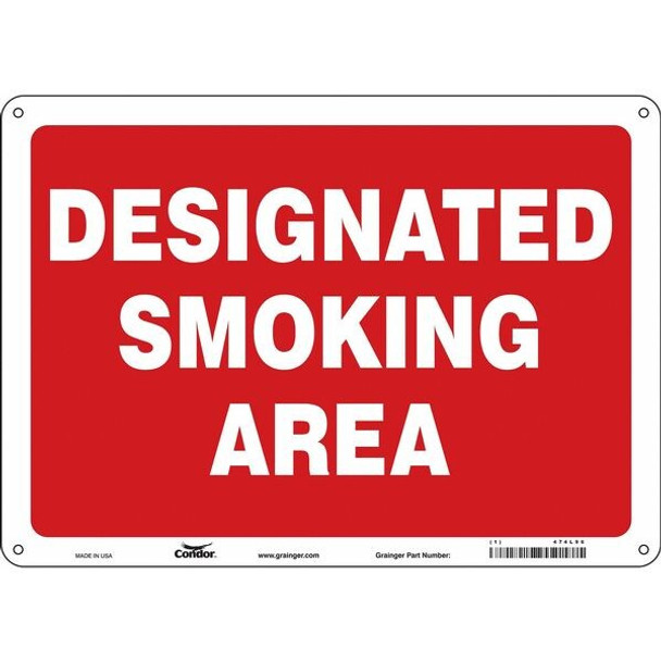 Safety Sign, 10" H, 14 in W,  Horizontal Rectangle, English, 474L96