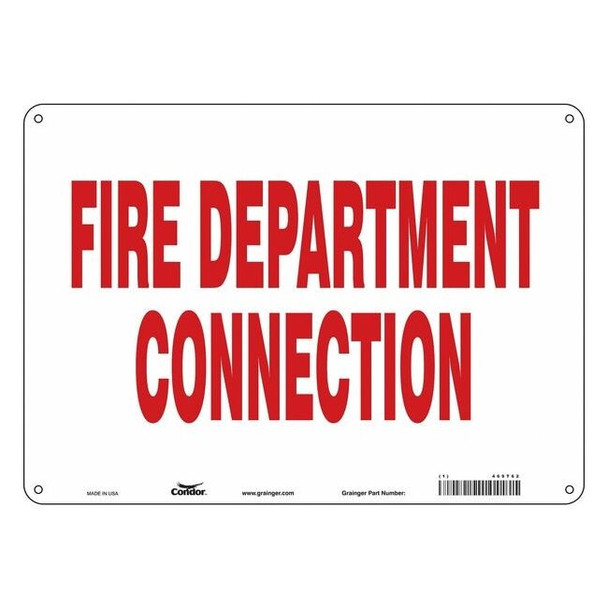 Condor Safety Sign,14" W,10" H,0.032" Thickness 469T62