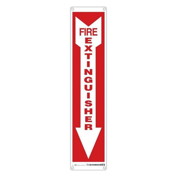 Condor Safety Sign,4" W,18" H,0.032" Thickness 469V16