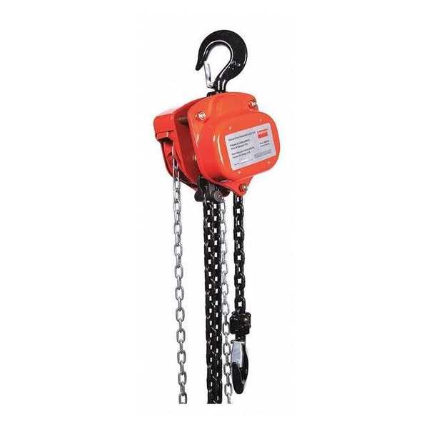 Dayton Manual Chain Hoist,4000 lb.,Lift 15 ft. 29XP31