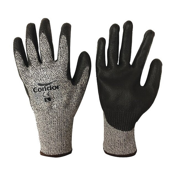 Cut Resistant Coated Gloves, Cut Level A3 ,Dipped ,Polyurethane ,Smooth ,S 1 PR
