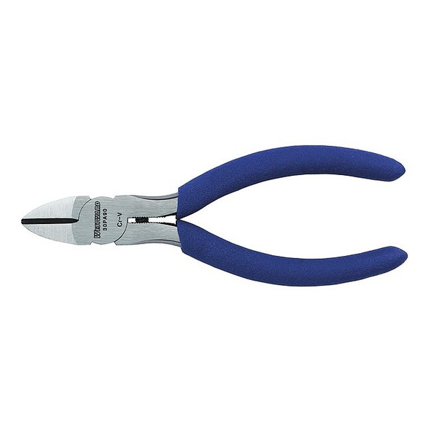 5 1/4 in Diagonal Cutting Plier Semiflush Cut Narrow Nose Uninsulated