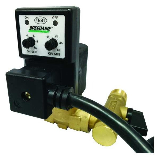 Speedaire Auto Drain Valve,Drain Size 1/4",4.0 gpm 53DN44 Speedaire Auto Drain Valve,Drain Size 1/4",4.0 gpm 53DN44