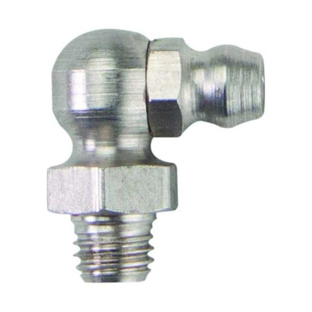 Westward Grease Fitting,90 Deg.,SS,49/64" L,PK10 52PA04