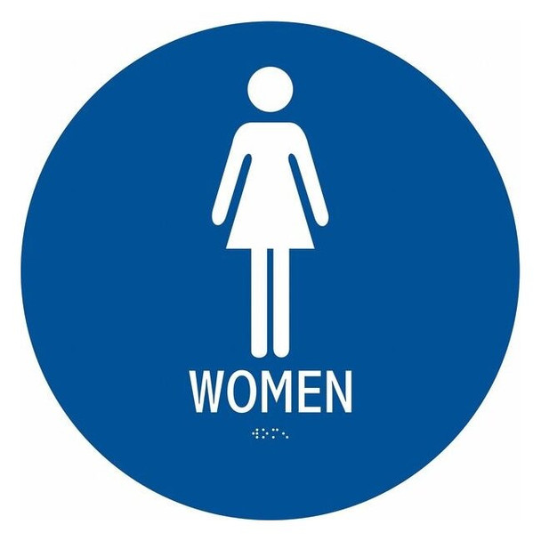 Condor WOMEN, 12 in W x 12 in H, Circle, ABS Plastic, 486G83 486G83