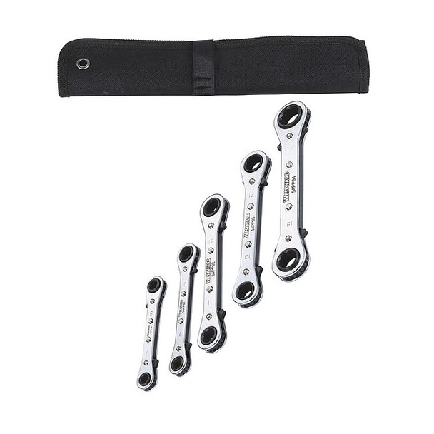 Westward Box End Wrench Set,5 Pieces,12 Pts 54DG39