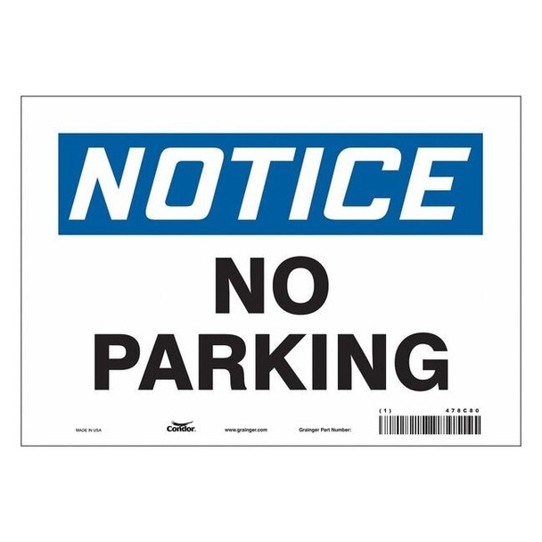 Condor Safety Sign,7 inx10 in,Vinyl, 478C80 478C80