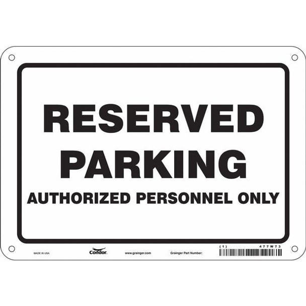 Condor Traffic Sign,10" W,7" H,0.055" Thickness, 477W73 477W73