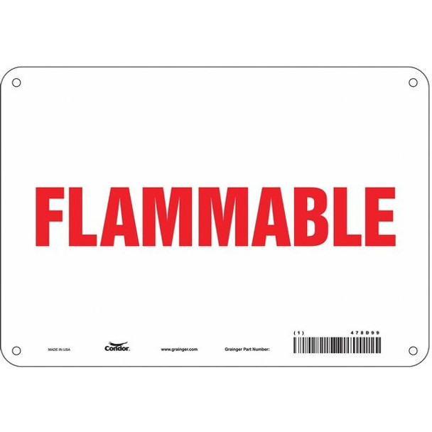 Condor Danger Sign,10" Wx7" H,0.032" Thickness, 478D99 478D99