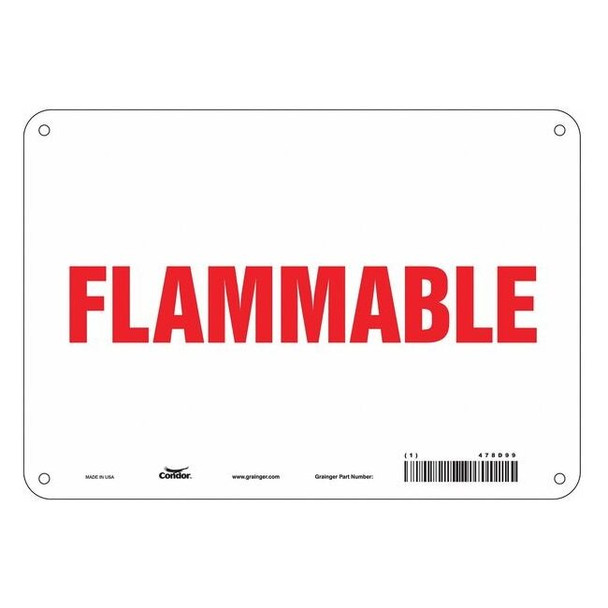 Condor Danger Sign,10" Wx7" H,0.032" Thickness, 478D99 478D99