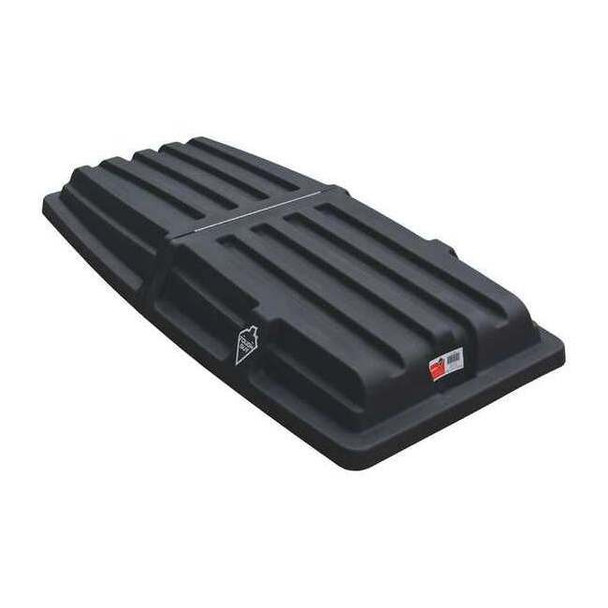 Tough Guy Tilt Truck Lid,Black,Hinged,72 In. L 21VK32