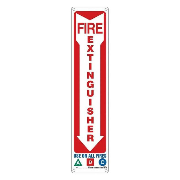 Condor Safety Sign,4" W,18" H,0.032" Thickness 470A59
