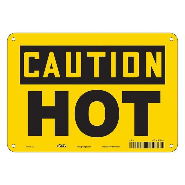 Condor Danger Sign,10" W x 7" H,0.032" Thick, 474X84 474X84