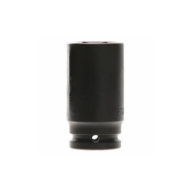 3/4 in Drive Impact Socket 32 mm Size 6 pt Deep Depth, Black Oxide