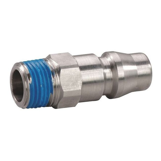 Speedaire Coupler Plug,(M)NPT,1/2,304 SS 30E585