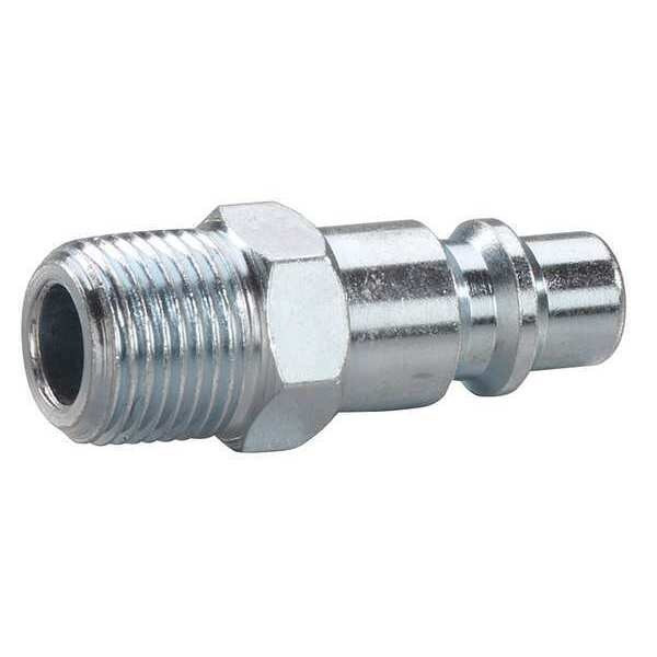 Speedaire Coupler Plug,(M)NPT,1/4,Steel 30E658