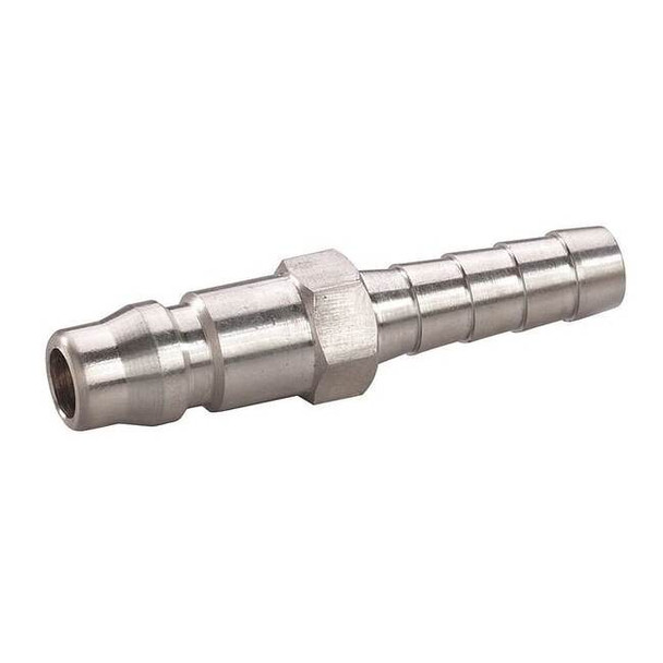 Speedaire Coupler Plug,Hose Barb,1/4,304 SS 30E587