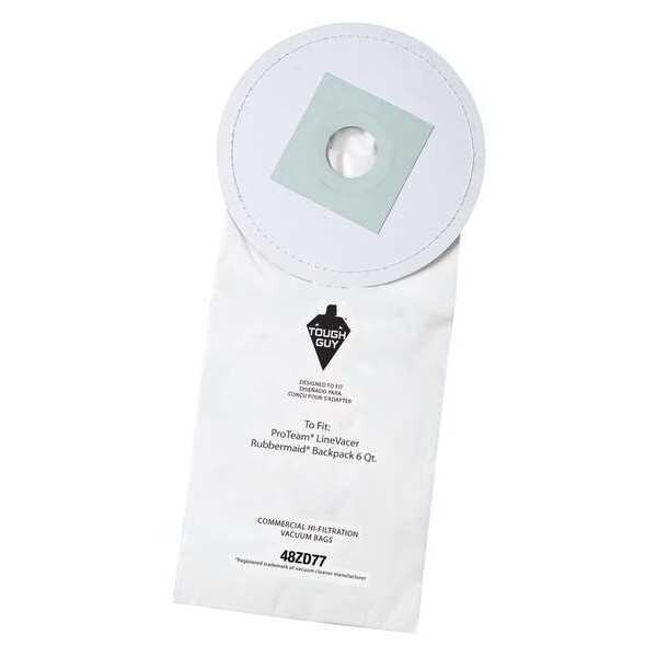 Manufacturer Varies Vacuum Bag, 2-ply, Paper Bag, 10 PK 48ZD77