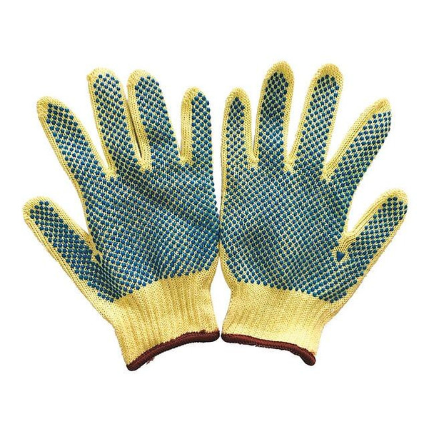 Cut Resistant Coated Gloves, Cut Level A4 ,Dotted ,PVC ,Dotted ,M 1 PR