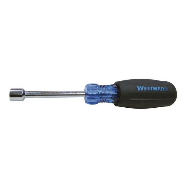 Westward Nut Driver,1/4 in.,Hollow,3 in. 10J288