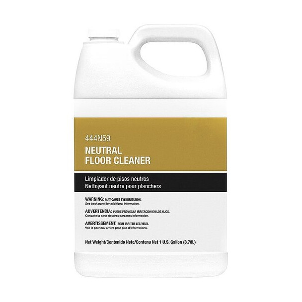 Tough Guy Floor Cleaner, Neutral, Jug, 1 gal, Concentrated, Floral 444N59