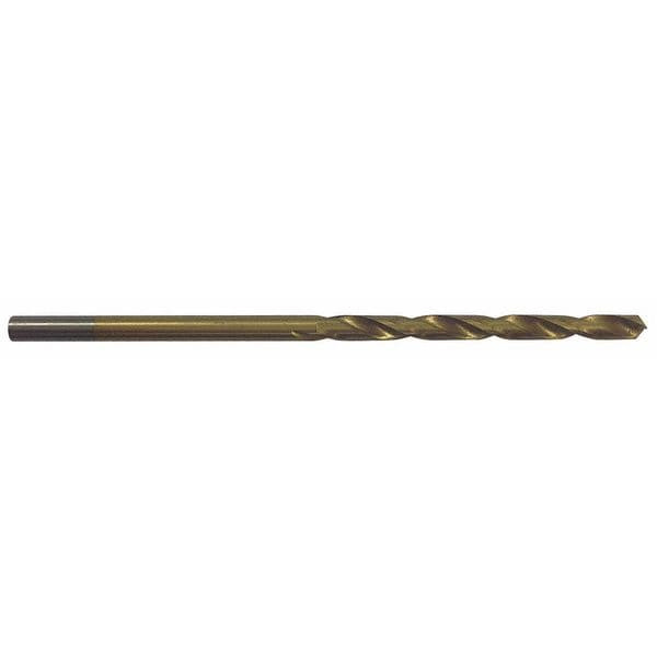 Westward No 32 2-3/4" HSS TiN 135 Deg. Jobber Length Drill Bit 6PRT0