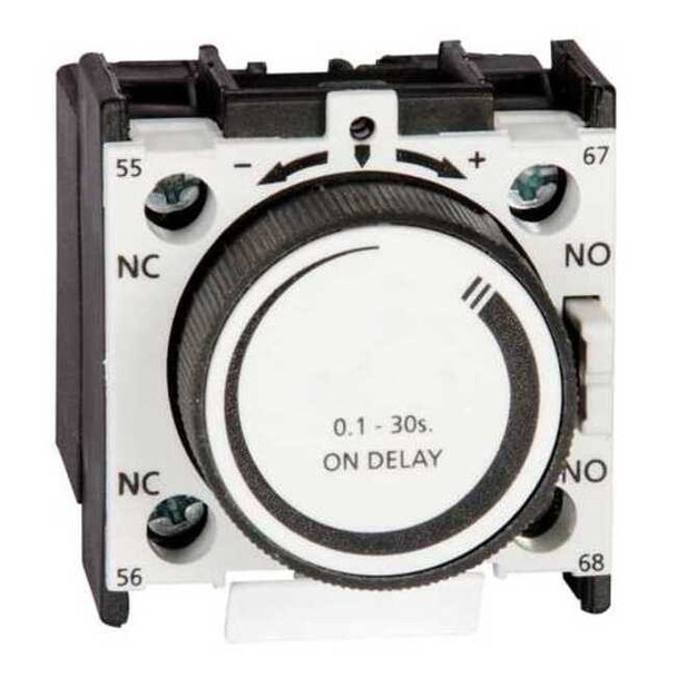 Dayton IEC Timer Module, On Delay, 1NO/1NC 6EAT8