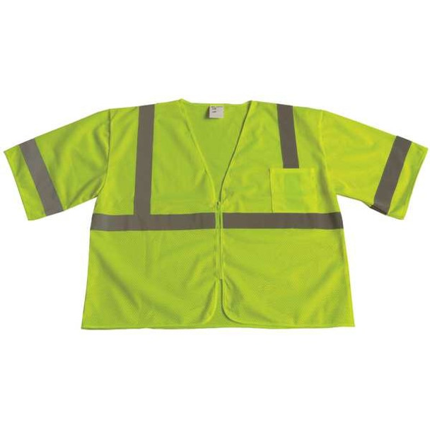Condor U-Block Vest, Class3 Yellow/Grn, 2XL 53YL92