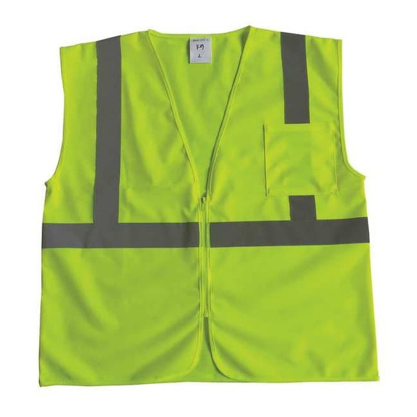 Condor U-Block Vest, Class2 Yellow/Grn, XL 53YL43