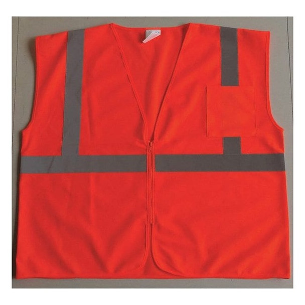 Condor U-Block Vest, Class2 Orange/Red, 5XL 53YL39