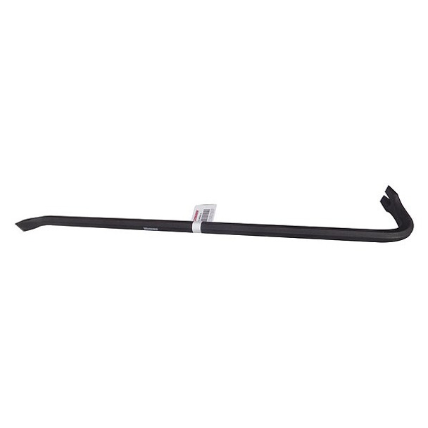 Westward Gooseneck Wrecking Bar,24 In,3/8 In Dia 3FE90