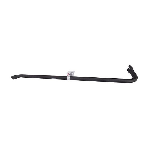 Westward Gooseneck Wrecking Bar,24 In,3/8 In Dia 3FE90