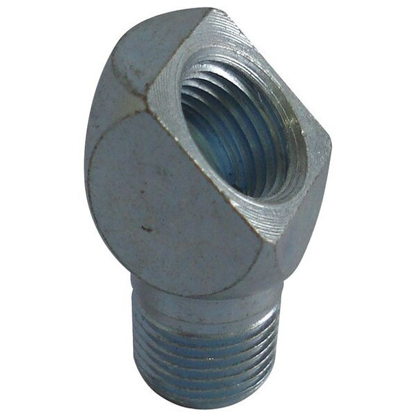 Westward Grease Fitting Adapter,Steel,45 ,PK5 5NUF7