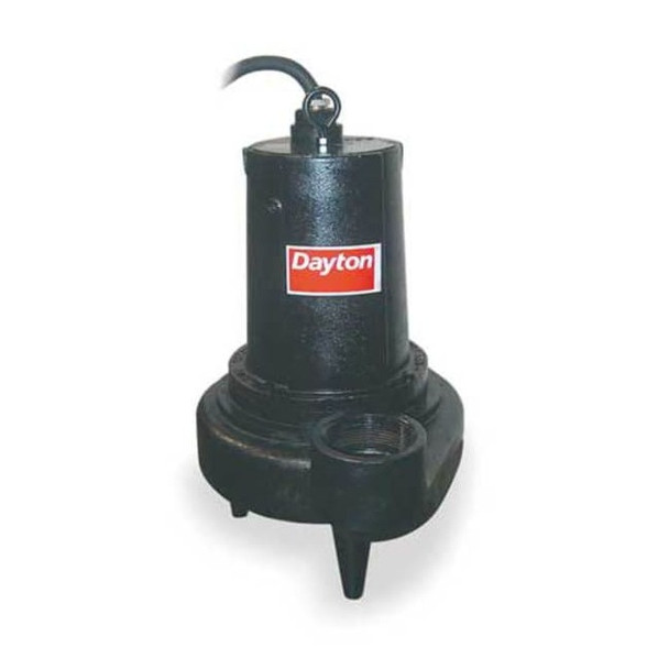 Dayton 2 HP 3" Manual Submersible Sewage Pump 460V 4LE19