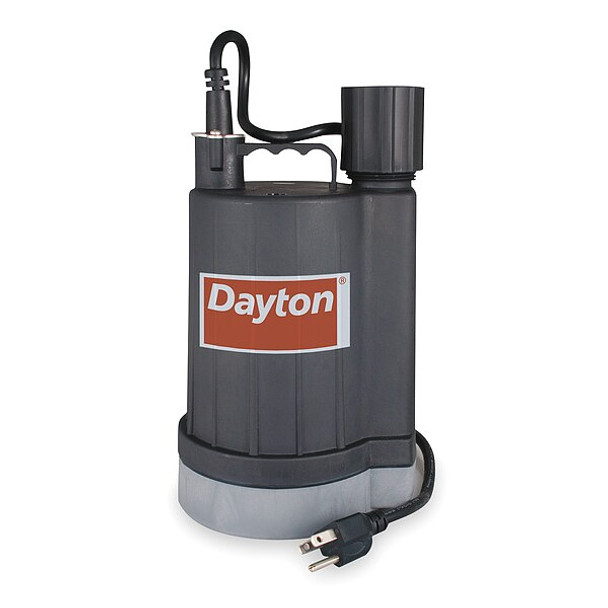 Dayton Plug-InUtilityPump,9ft,11.75in H,120VAC 2VAN7